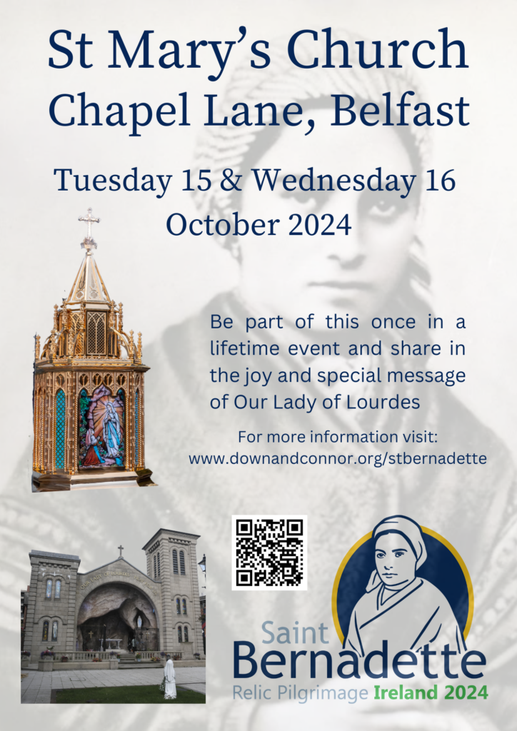 Visit Of Relics Of St Bernadette Diocese Of Down And Connor