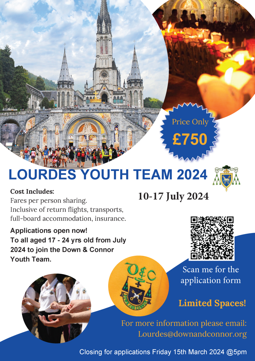 Lourdes Pilgrimage 2024 Diocese of Down and Connor